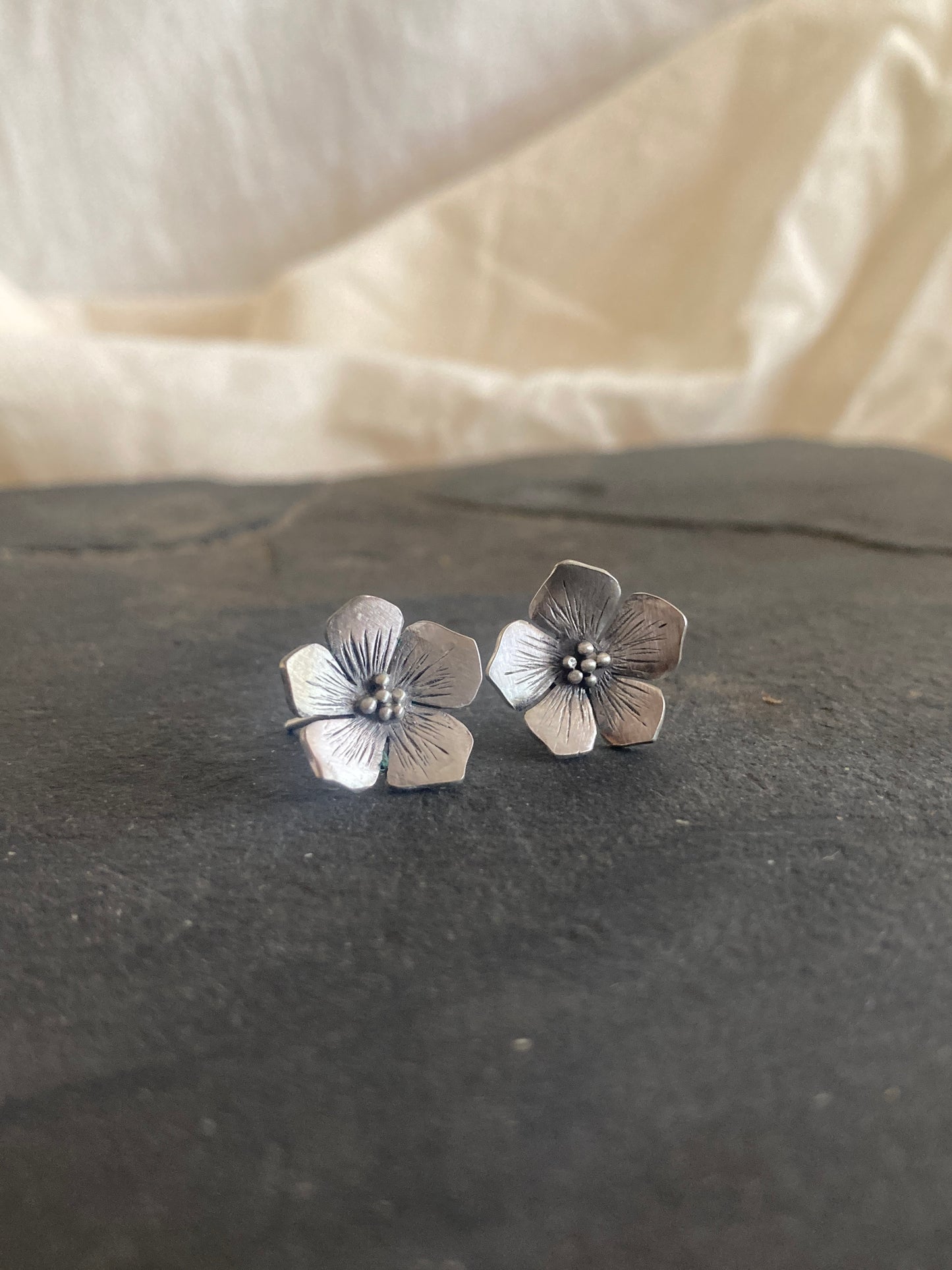 Hydrangea Flower Earrings