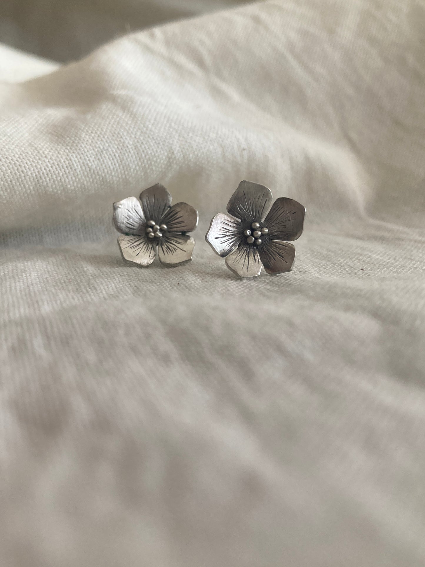 Hydrangea Flower Earrings