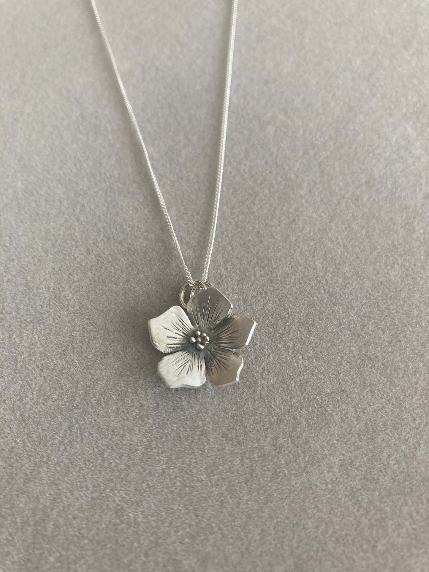 Hydrangea Flower Pendant