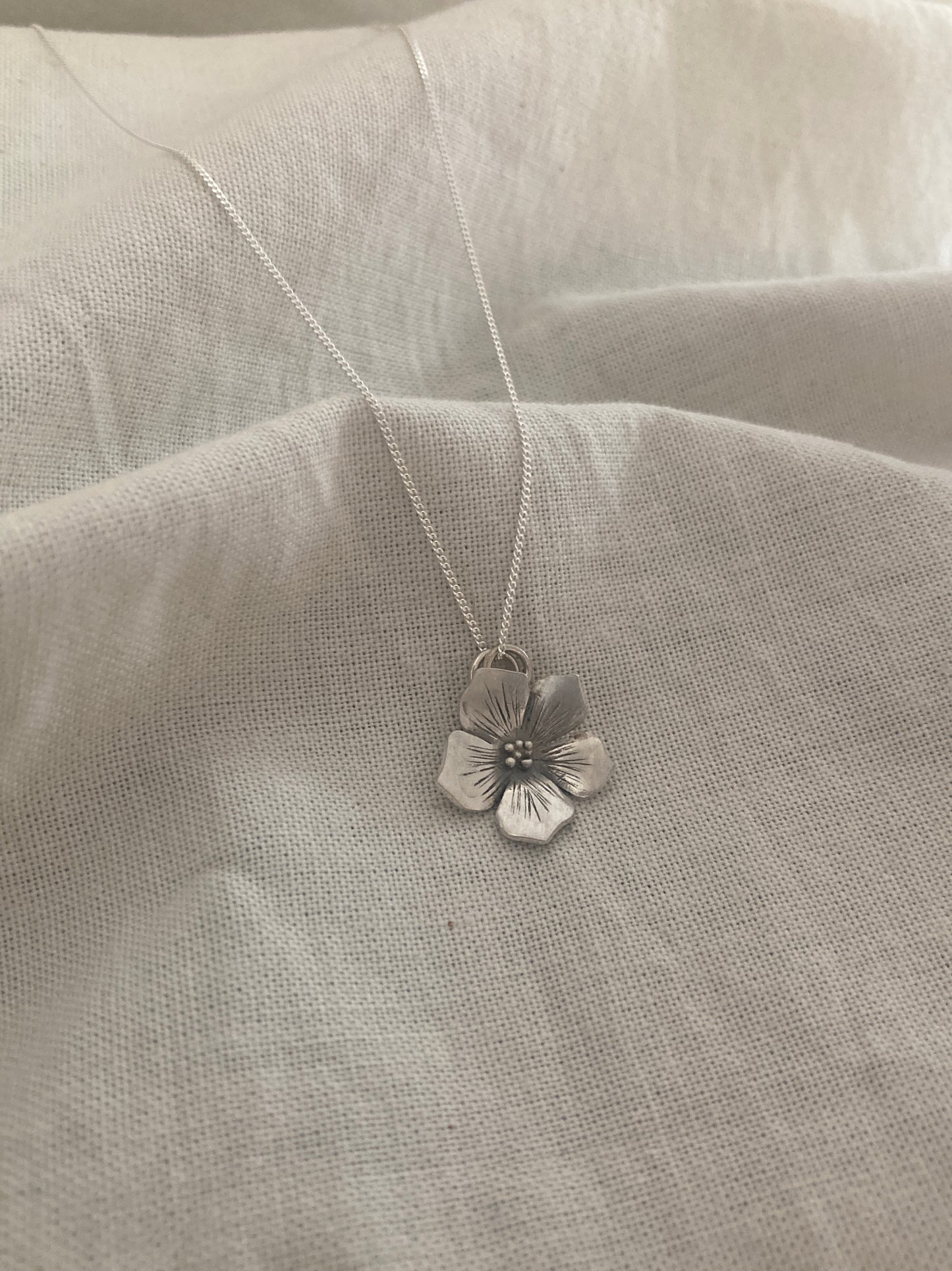 Hydrangea Flower Pendant