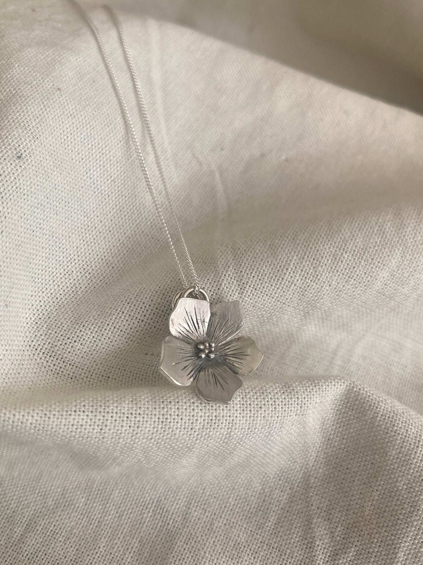 Hydrangea Flower Pendant