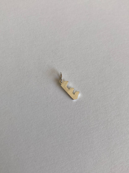 Sterling Silver Initial Charms - letter E