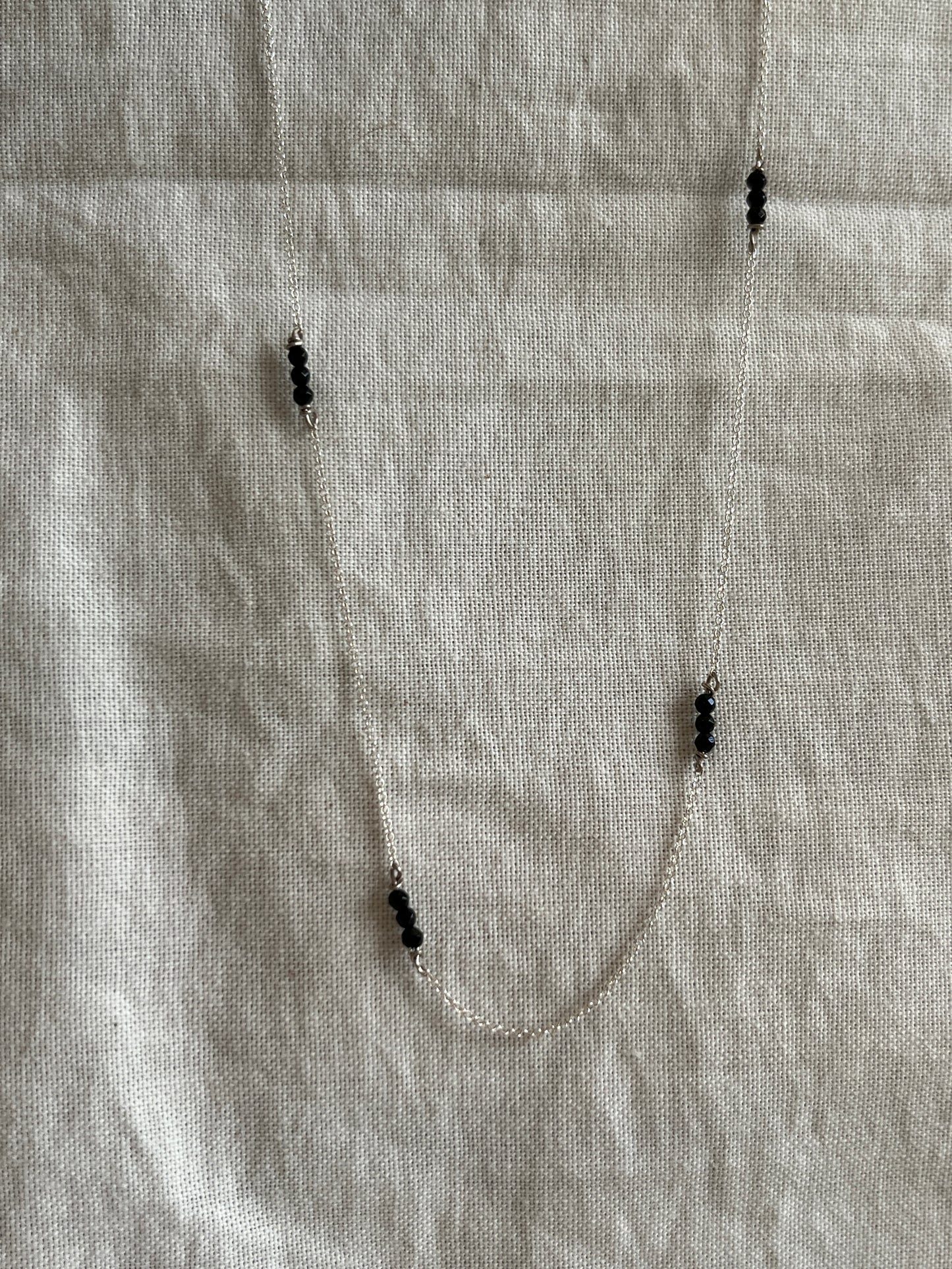 Scattered Onyx Necklace