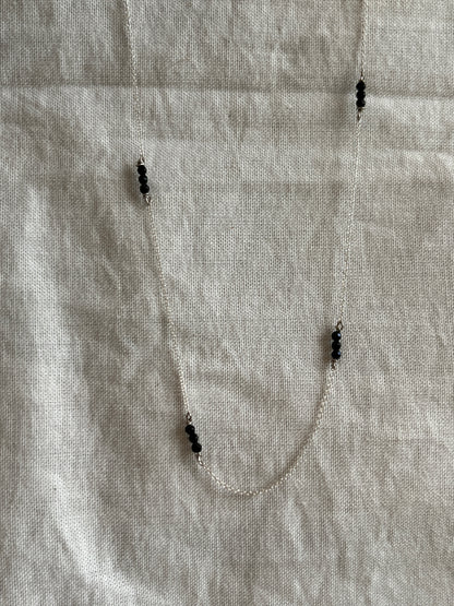 Scattered Onyx Necklace