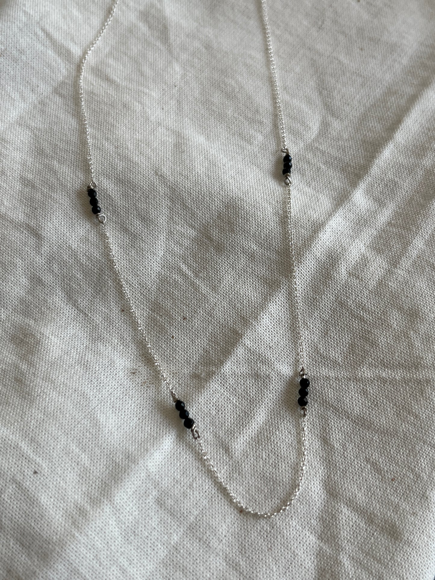 Scattered Onyx Necklace