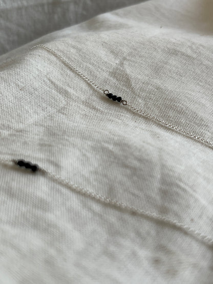 Scattered Onyx Necklace