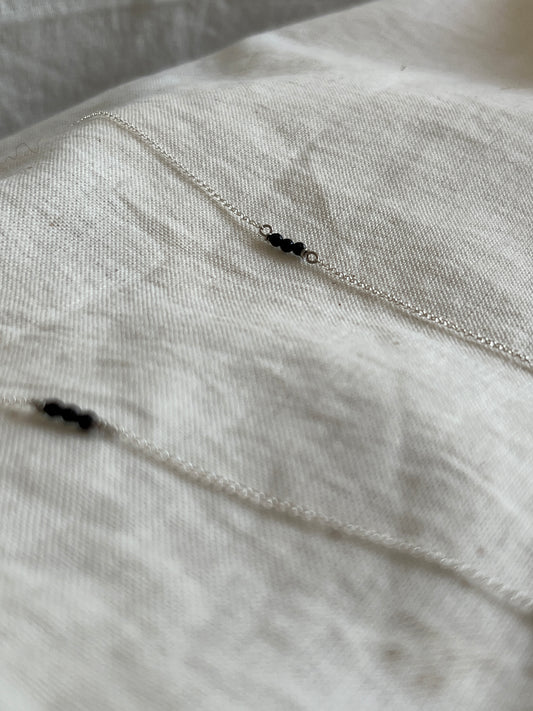 Scattered Onyx Necklace