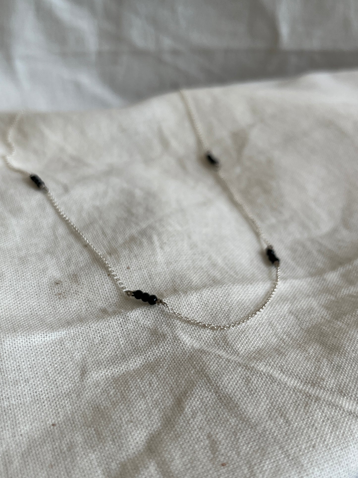 Scattered Onyx Necklace