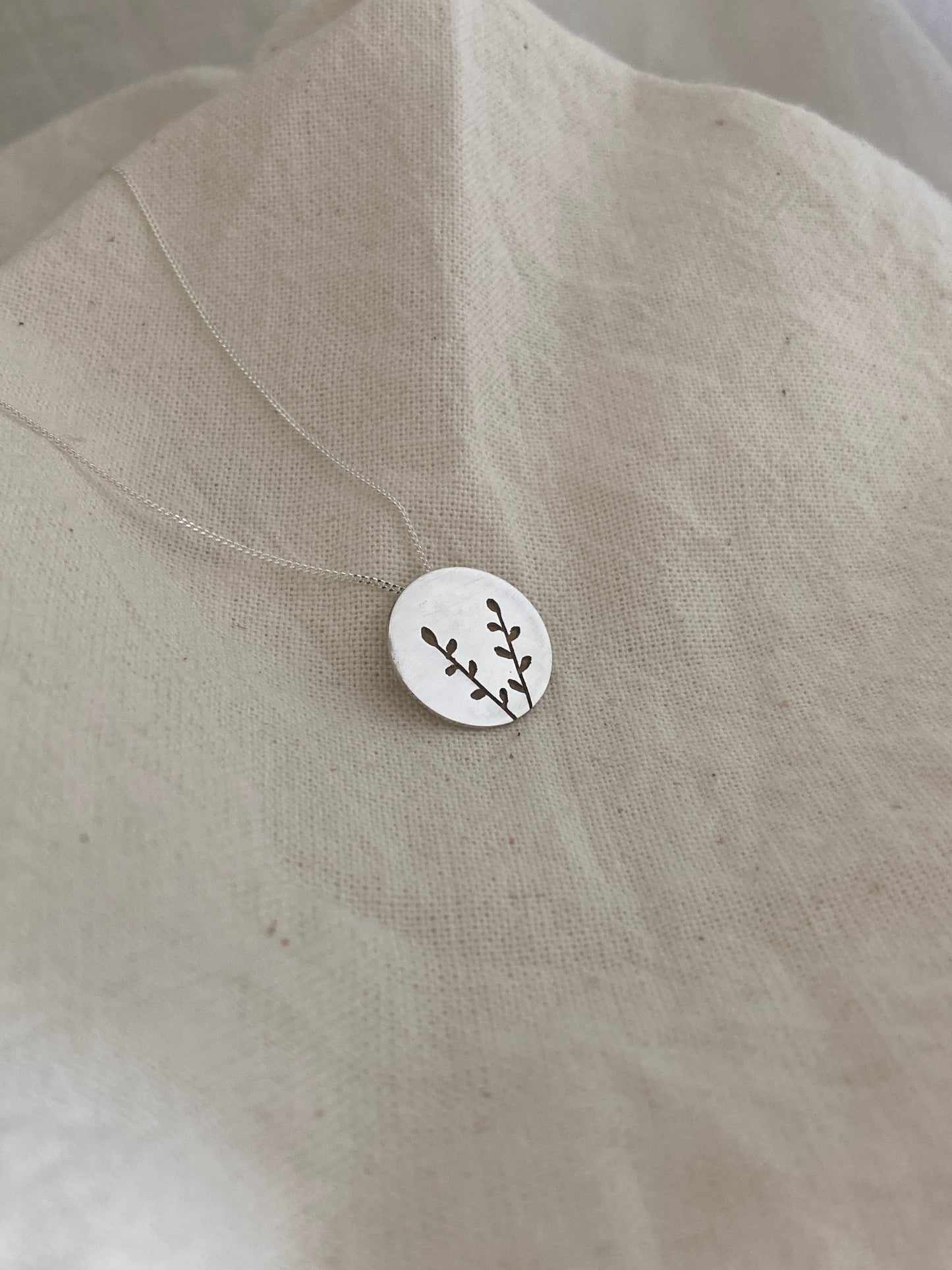 Spekboom Indigenous Disc Pendant