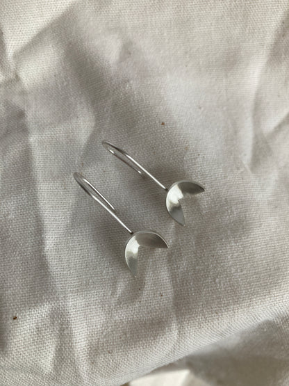 Sterling Silver Petals Earrings on Hooks