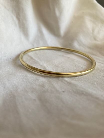 Brass Thick 3mm Solid Bangle