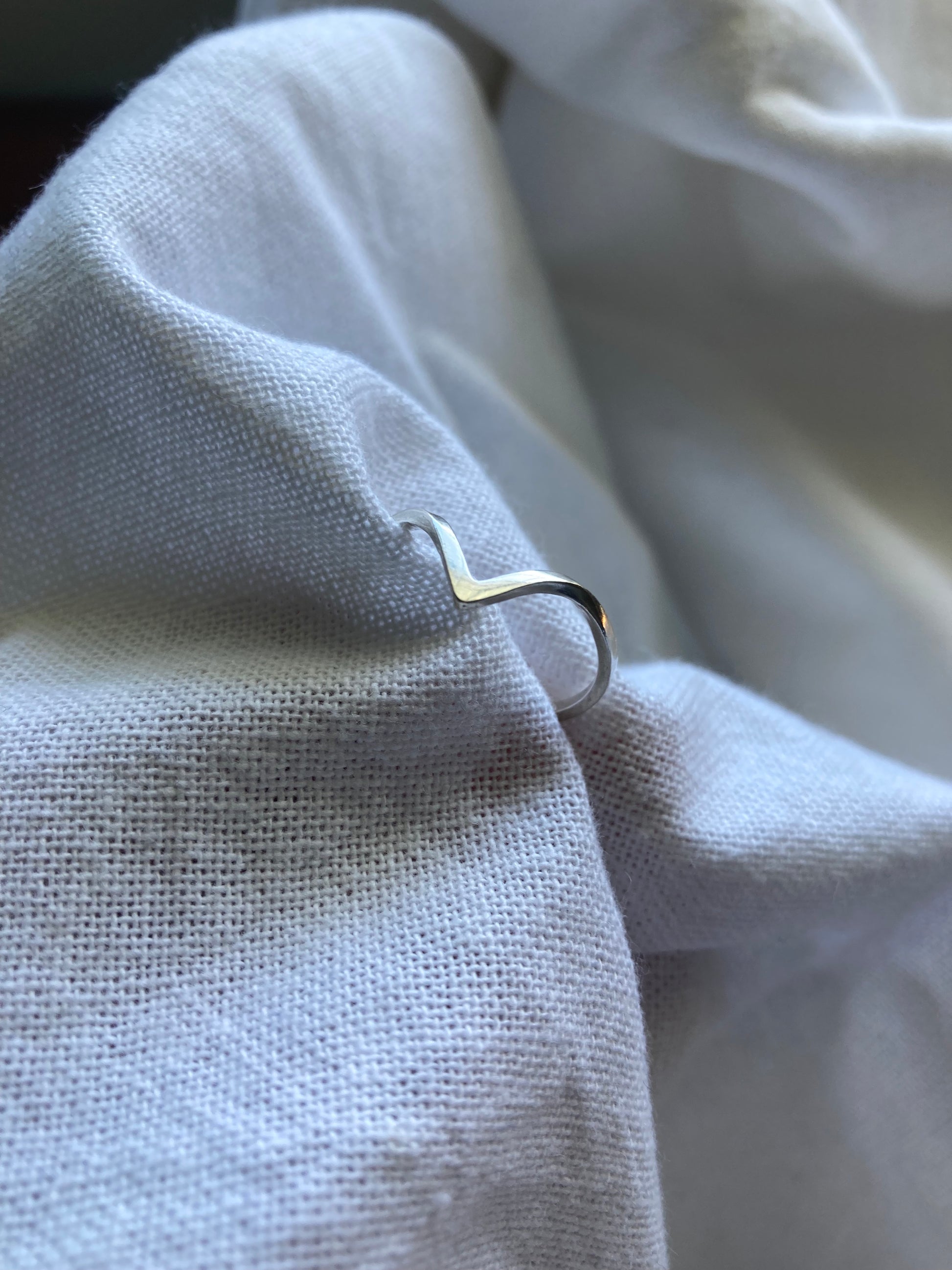 Sterling Silver Wishbone Ring