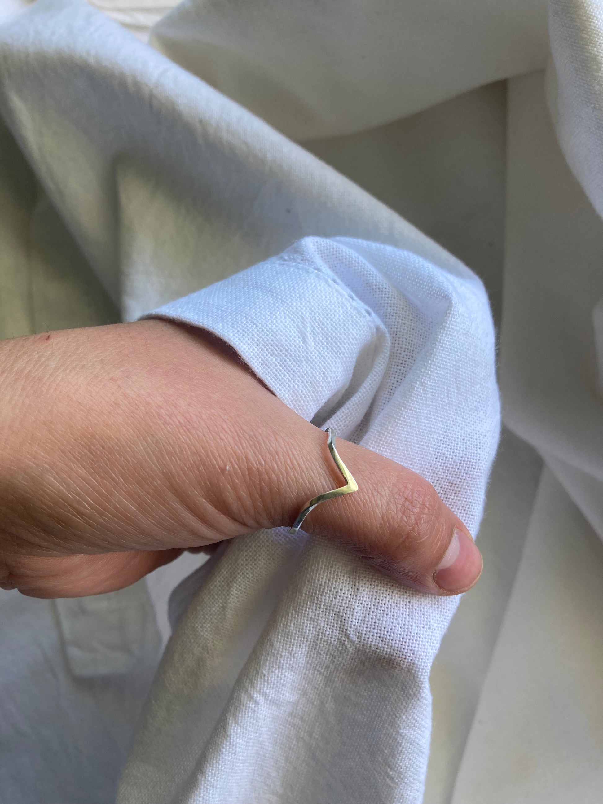 Sterling Silver Wishbone Ring