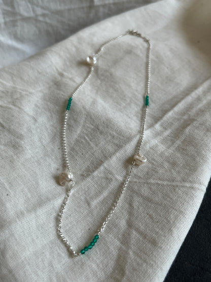 Wonky Pearl Necklace
