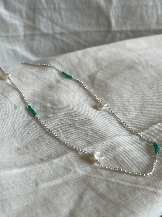 Wonky Pearl Necklace