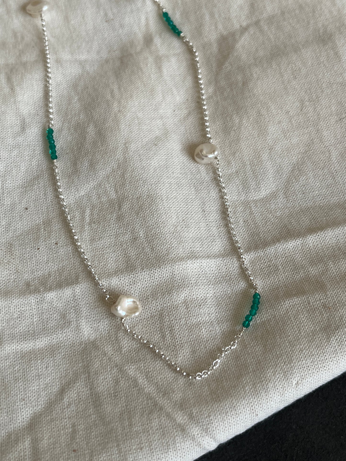 Wonky Pearl Necklace