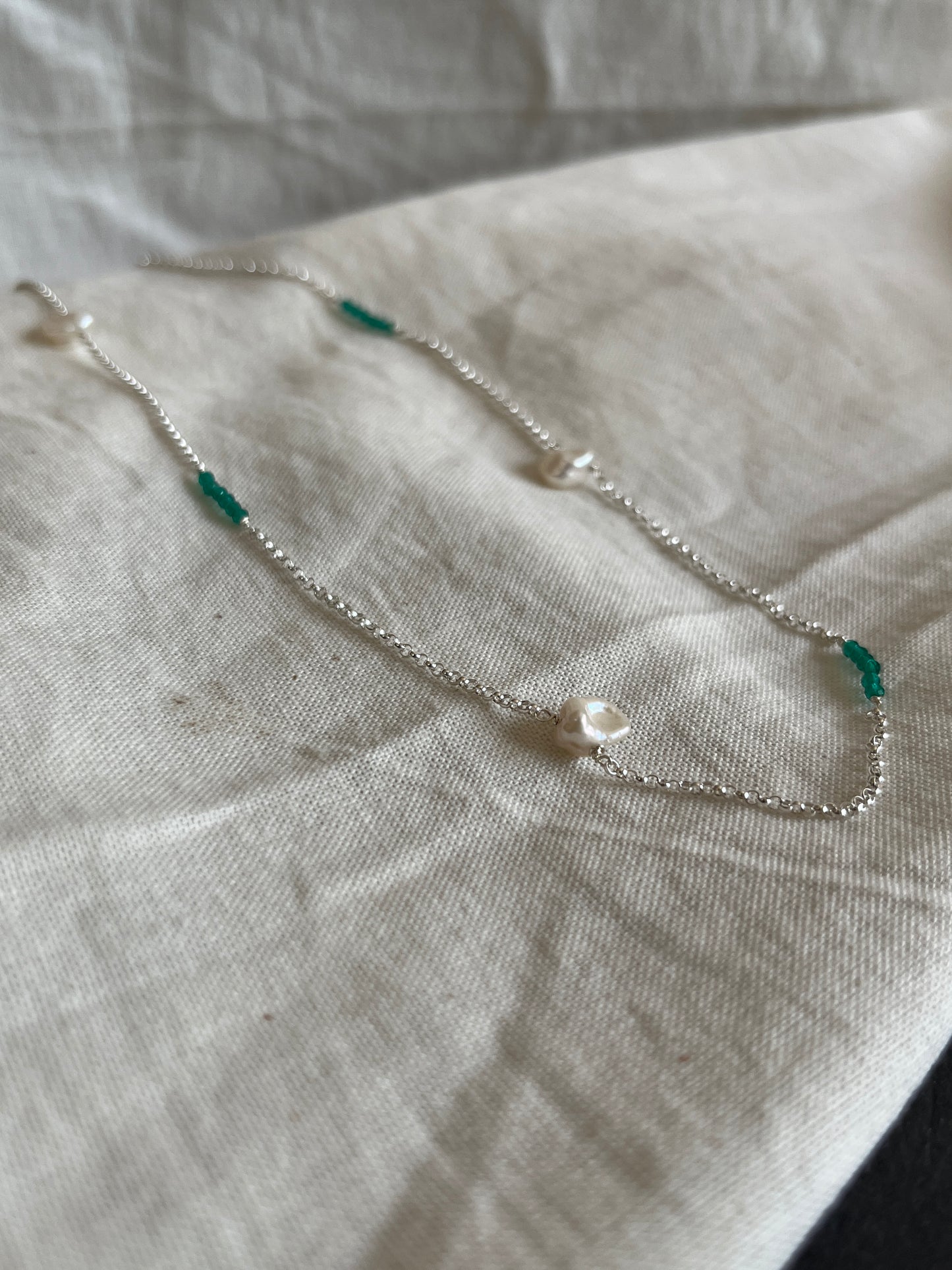 Wonky Pearl Necklace