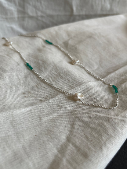 Wonky Pearl Necklace