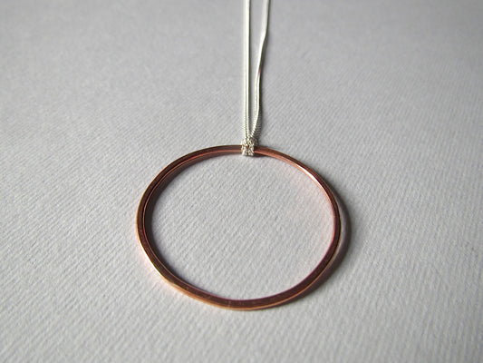 Wire Circle Pendants - large