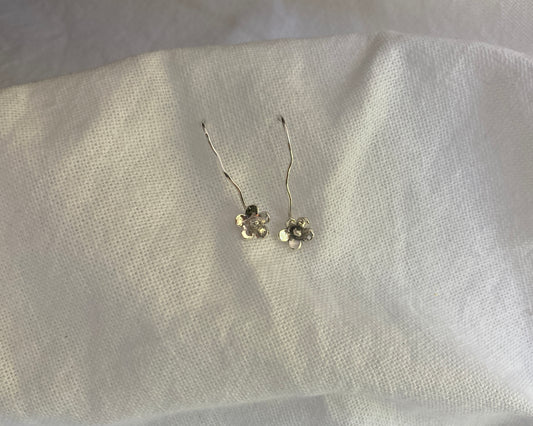 Anemone Drop Hook Earrings