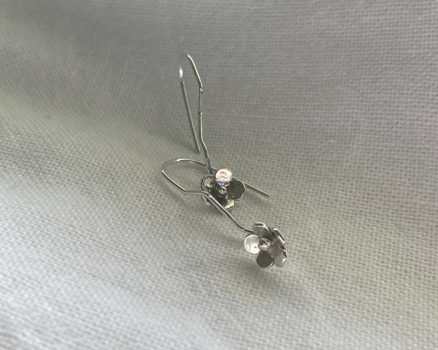 Anemone Drop Hook Earrings